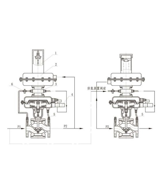 AOC-3112 帶指揮器操作自力式壓力調節閥